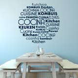 Adesivi Murali: Lingue di Cucina in Spagnolo 2