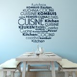Adesivi Murali: Lingue di Cucina in Francese 2