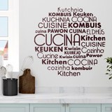 Adesivi Murali: Lingue di cucina 3
