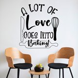 Adesivi Murali: A lot of love goes into baking! 2