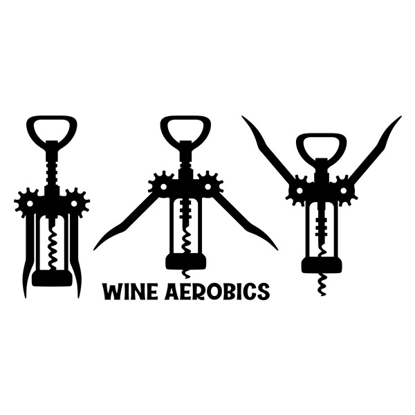 Adesivi Murali: Wine Aerobics