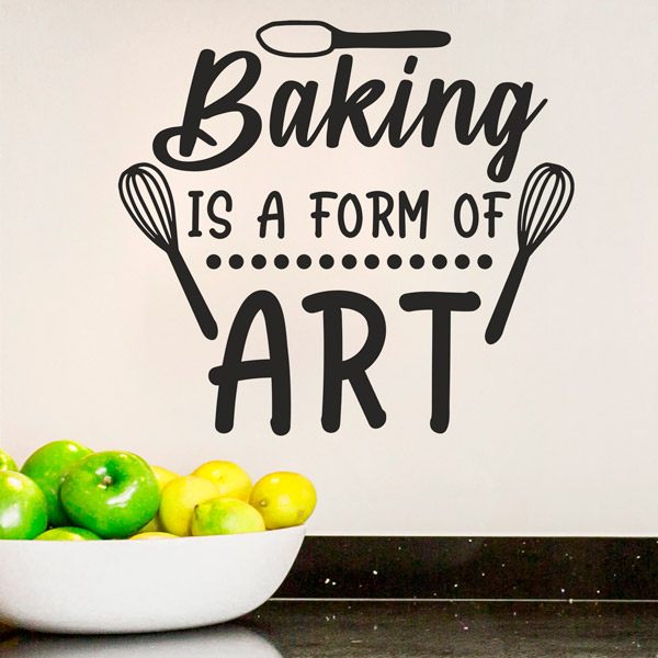 Adesivi Murali: Baking is a form of art