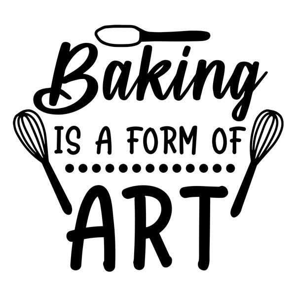 Adesivi Murali: Baking is a form of art