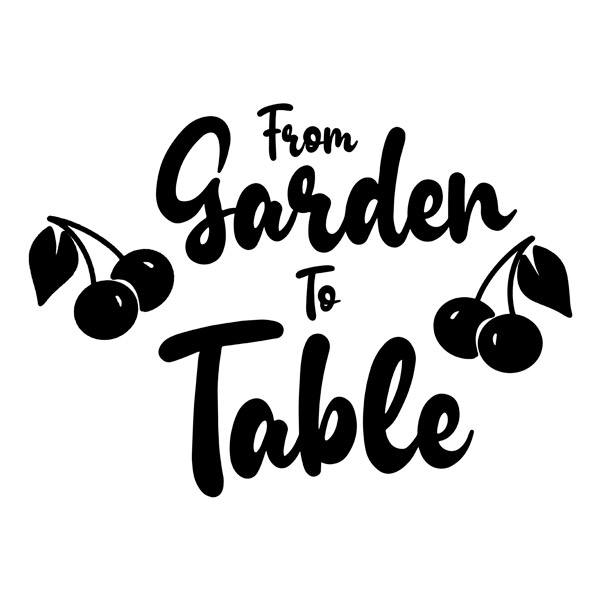 Adesivi Murali: From garden to table