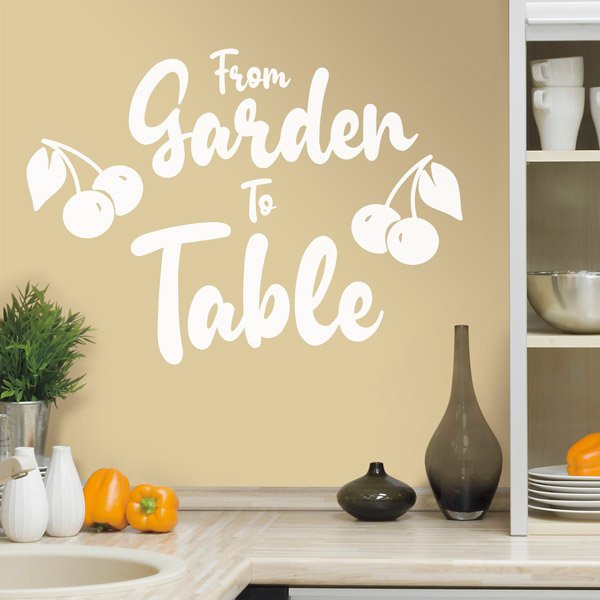 Adesivi Murali: From garden to table