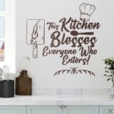 Adesivi Murali: This Kitchen blesses everyone who enters 2