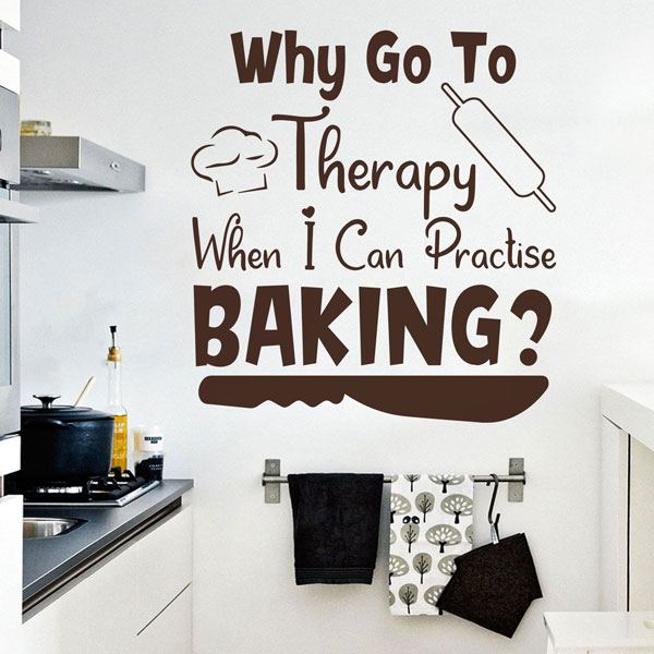 Adesivi Murali: Why go to therapy when I can practise baking?