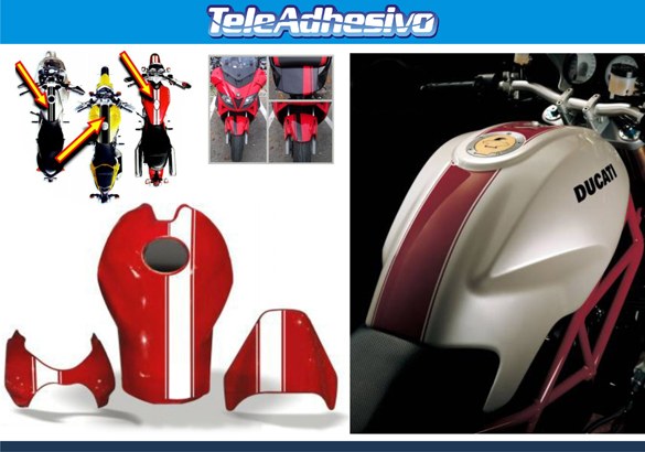 Adesivi per Auto e Moto: Stripes motorbike sport