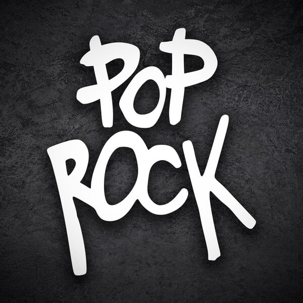 Adesivi per Auto e Moto: Scritta graffiti Pop Rock