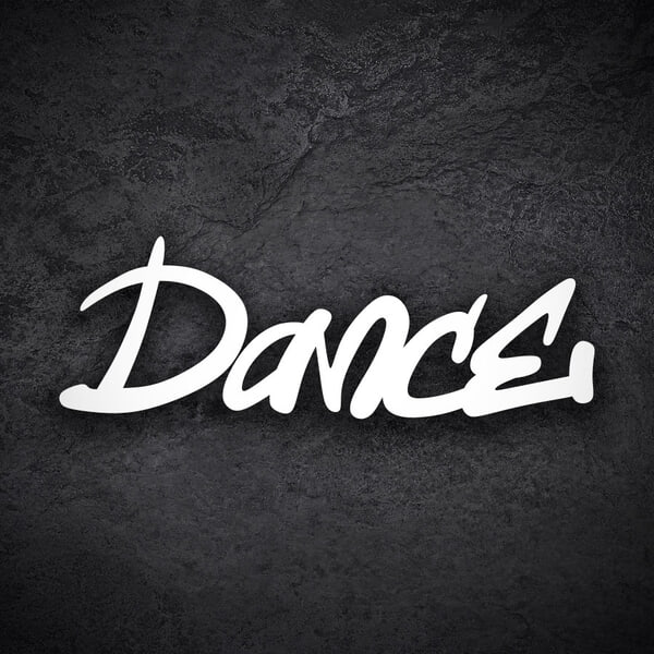 Adesivi per Auto e Moto: Graffiti doodle Dance