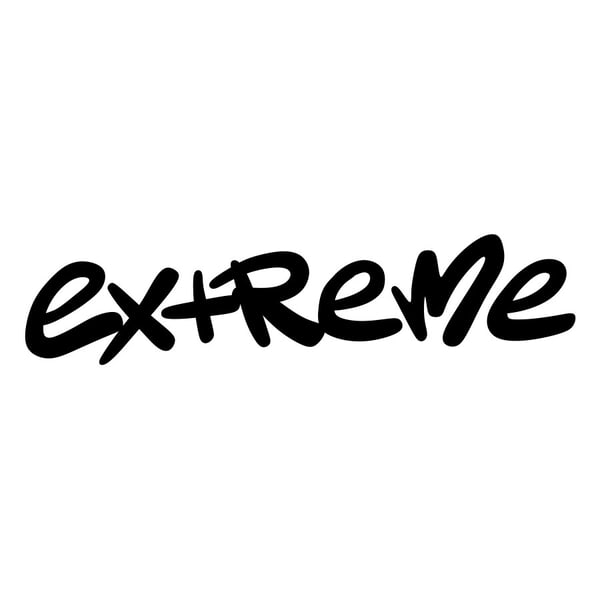 Adesivi per Auto e Moto: Scritta graffiti Extreme