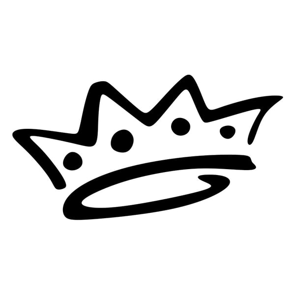 Adesivi per Auto e Moto: Doodle Graffiti Corona