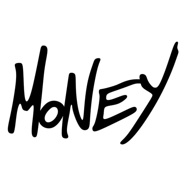 Adesivi per Auto e Moto: Scritta graffiti Money
