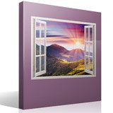 Adesivi Murali: Tramonto in montagna 4