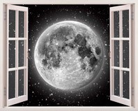 Adesivi Murali: Luna piena 5