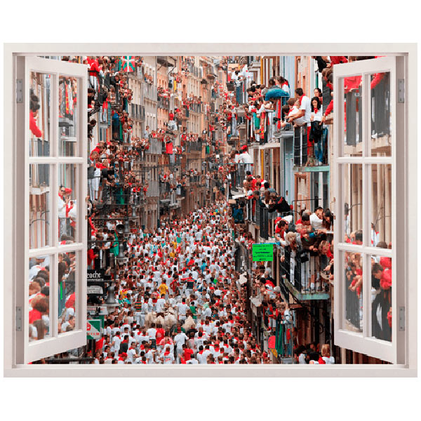 Adesivi Murali: Correre a San Fermín