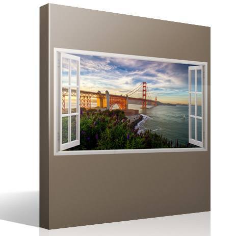 Adesivi Murali: Golden Gate panoramico