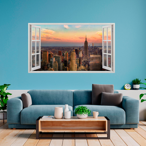 Adesivi Murali: Panoramica di New York