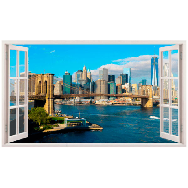 Adesivi Murali: Skyline panoramica di New York