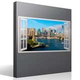 Adesivi Murali: Skyline panoramica di New York 4