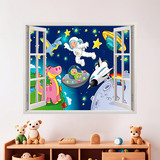 Adesivi per Bambini: Finestra Spazio 4
