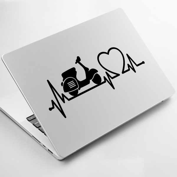Vespa con Elettrocardiogramma e Cuore 2