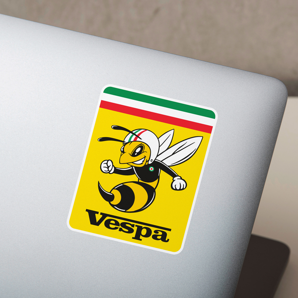 Adesivi per Auto e Moto: Vespa Bee Italiana