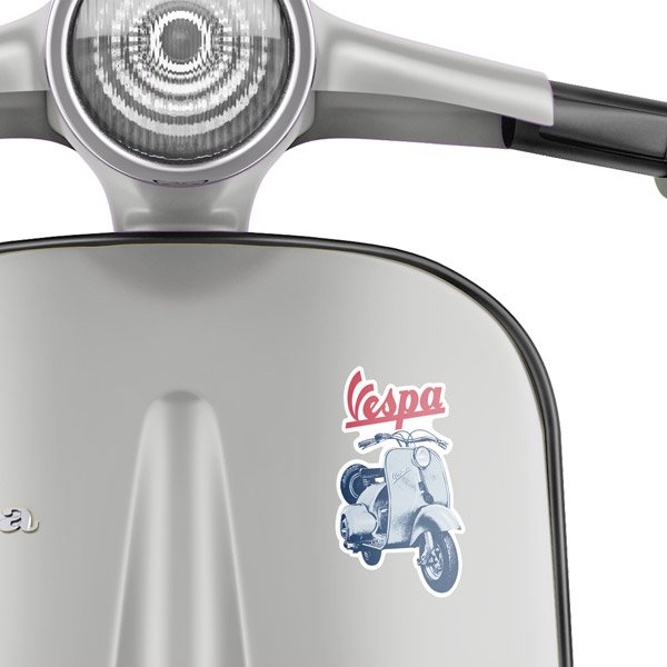 Adesivi per Auto e Moto: Vespa Vintage