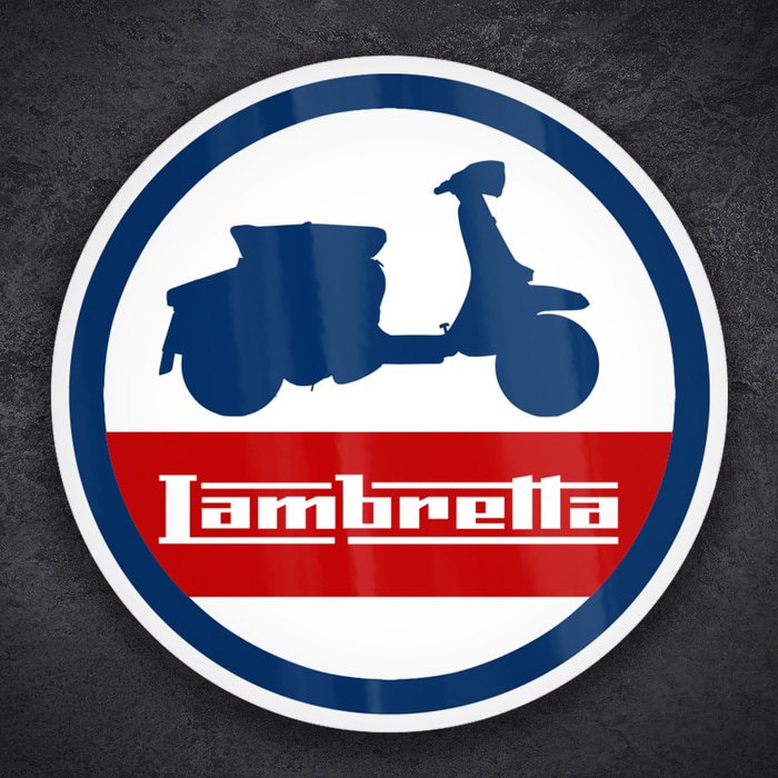 Adesivi per Auto e Moto: Profilo Classico Lambretta