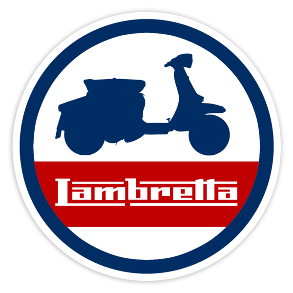 Adesivi per Auto e Moto: Profilo Classico Lambretta