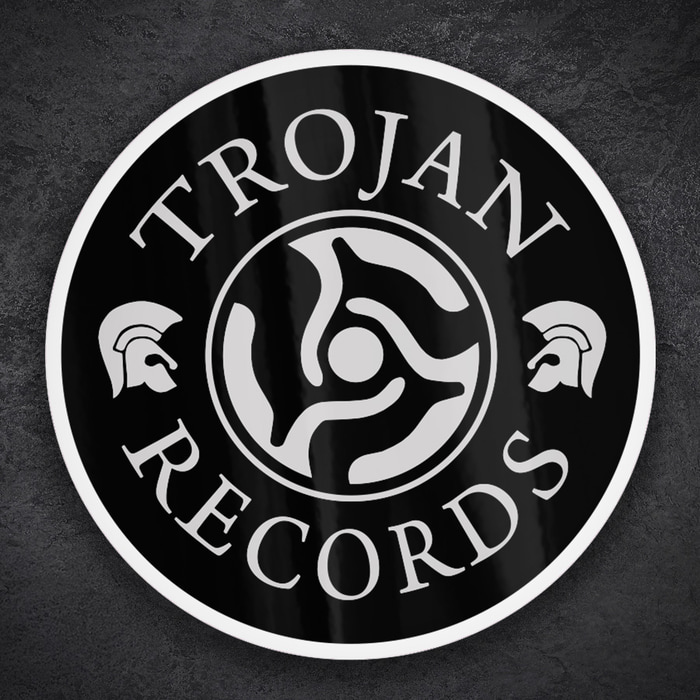 Adesivi per Auto e Moto: Logo Trojan Records Stile Ska