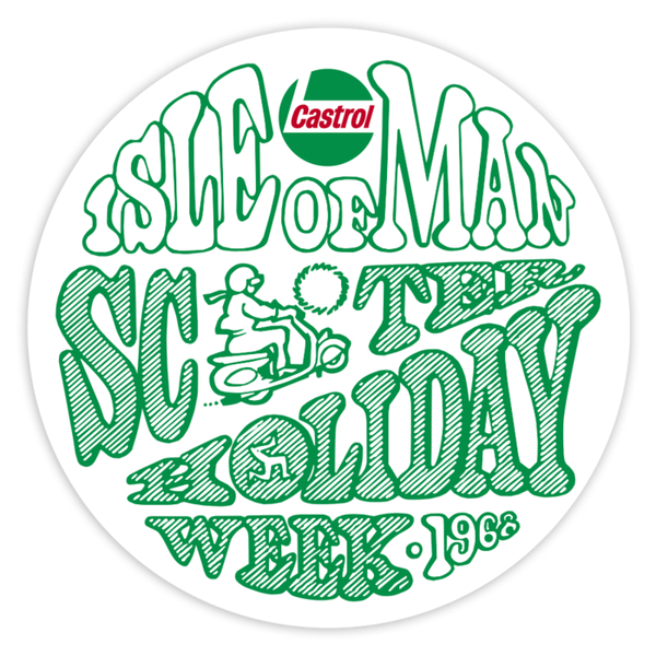Adesivi per Auto e Moto: Isle of Man Scooter Holiday 1966