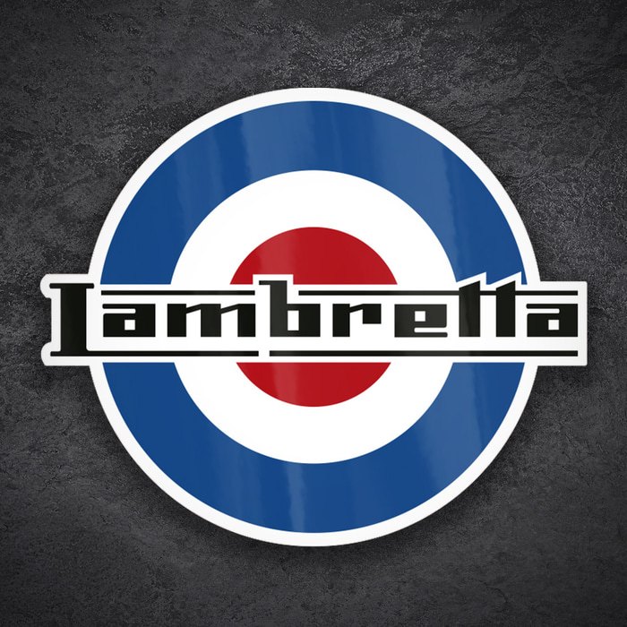 Adesivi per Auto e Moto: Emblema Mod RAF Classico Lambretta