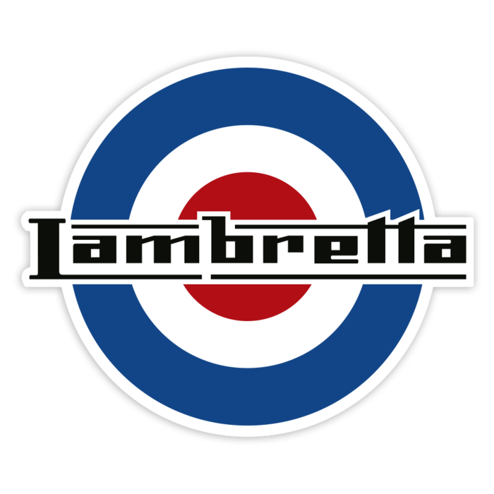 Adesivi per Auto e Moto: Emblema Mod RAF Classico Lambretta