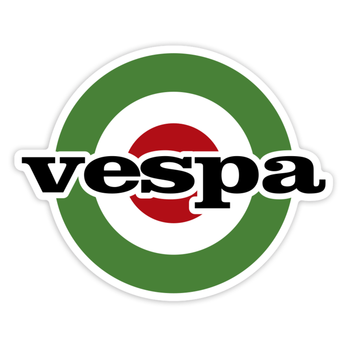 Adesivi per Auto e Moto: Emblema Mod Italiano Vespa