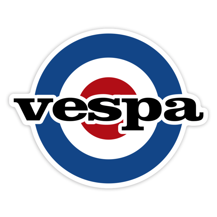 Adesivi per Auto e Moto: Emblema Classico Mods RAF Vespa