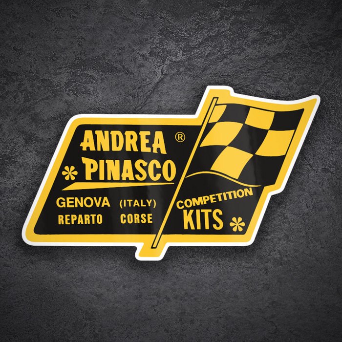 Adesivi per Auto e Moto: Andrea Pinasco Kit Competizione