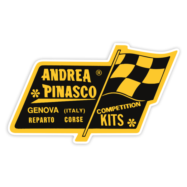 Adesivi per Auto e Moto: Andrea Pinasco Kit Competizione