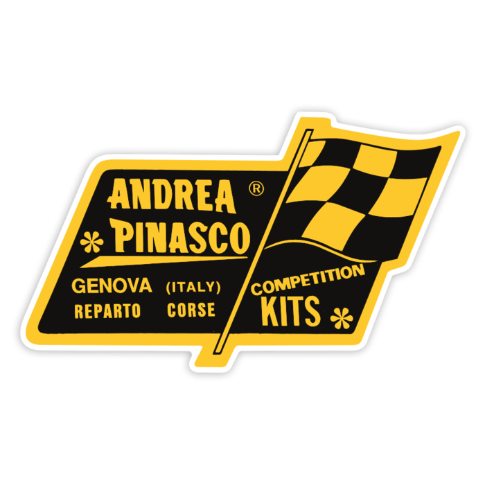 Adesivi per Auto e Moto: Andrea Pinasco Kit Competizione