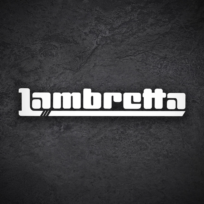 Adesivi per Auto e Moto: Logo classico Lambretta