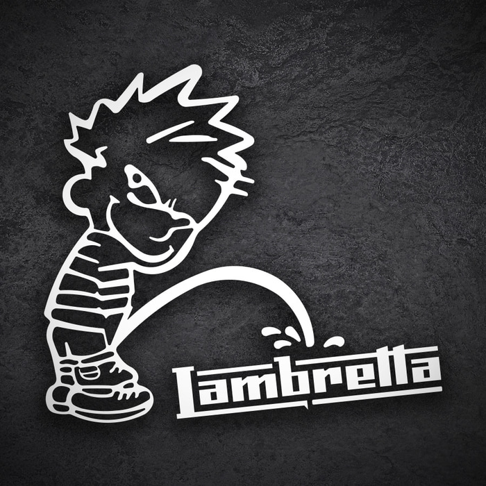 Adesivi per Auto e Moto: Bad Boy Lambretta