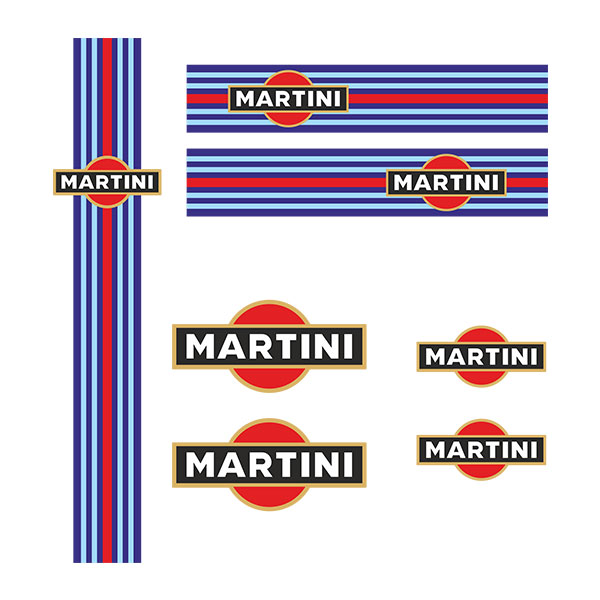 Adesivi per Auto e Moto: Vespa Martini
