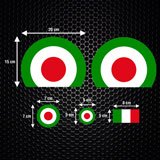 Adesivi per Auto e Moto: Vespa Aviazione Italiana 3