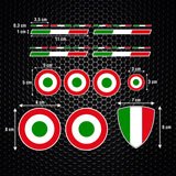 Adesivi per Auto e Moto: Bandiere e stemmi di Vespa Italia 3