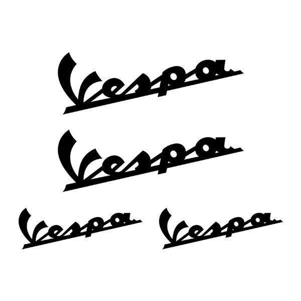 Adesivi per Auto e Moto: Vespa Logo