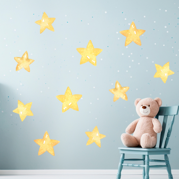 Adesivi per Bambini: Kit stelle acquerello