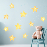 Adesivi per Bambini: Kit stelle acquerello 3