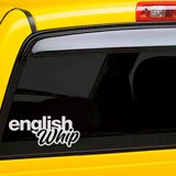 Adesivi per Auto e Moto: English Whip 2