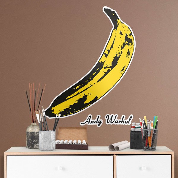 Adesivi Murali: La banana di Warhol