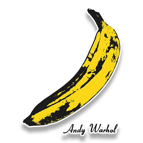 Adesivi Murali: La banana di Warhol
